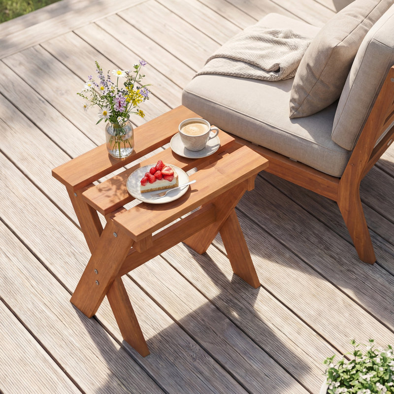 Solid Wood End Table