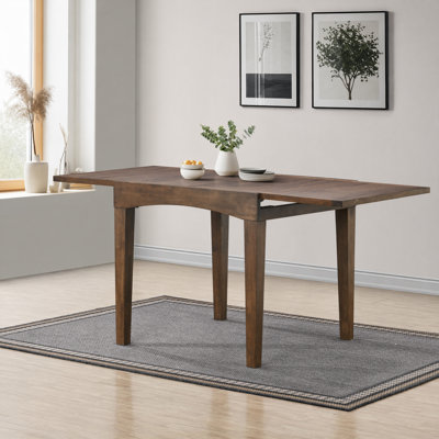Extendable Solid Wood Base Dining Table