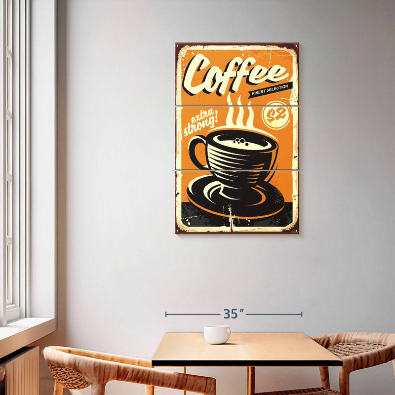 Yarlin Coffee Finest Selection, 57" H x 36" W