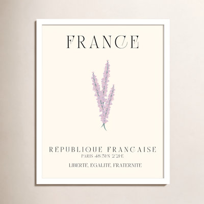 Mirando "France Travel Poster" Print