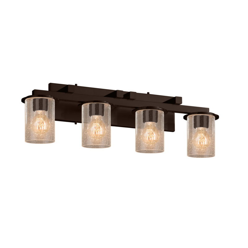 Éclairage pour meuble-lavabo 4 lumières Casson, Bronze foncé, Mercure