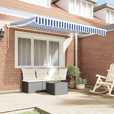 VidaXL Retractable Patio Awning