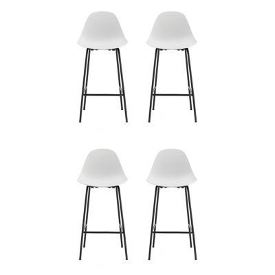 Counter Stool with Metal Frame
