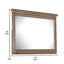 Miroir de commode Merry, brun, cadre rectangulaire 36 x 49