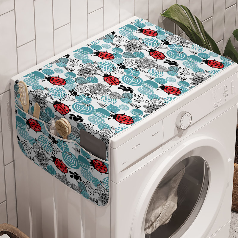 Ensemble de 2 coccinelles East Urban Home pour machine à laver 47 po x 18,5 po