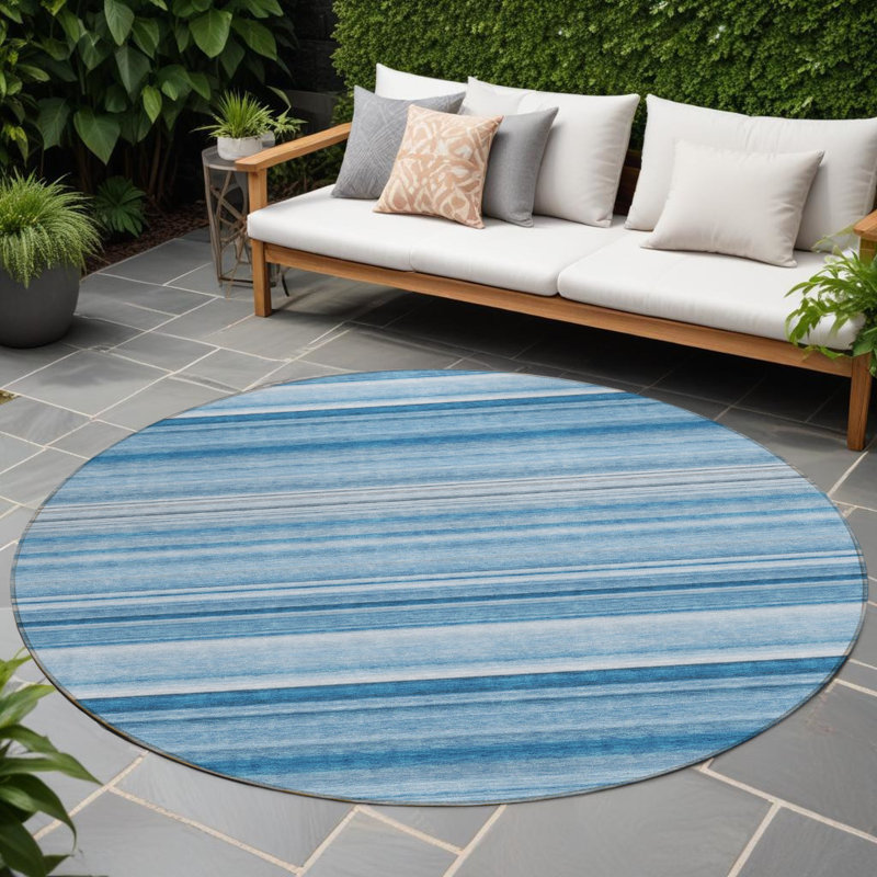Tapis d'intérieur rond 8 po