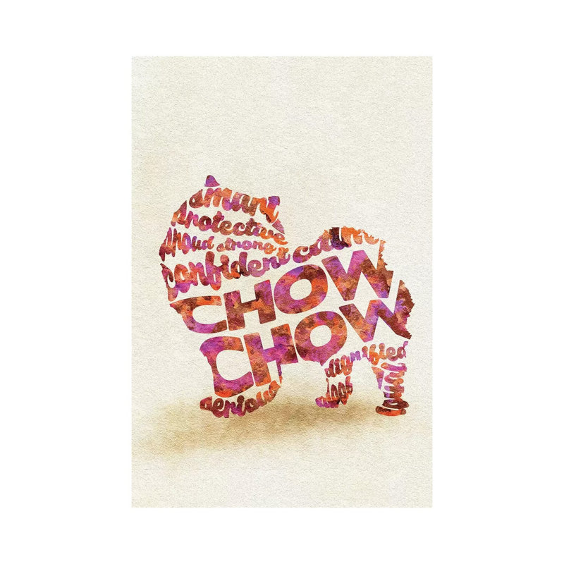 Chow Chow by Ayse Deniz Akerman - Wrapped Canvas Print, 66.04 cm H x 45.72 cm W x 3.175 cm D