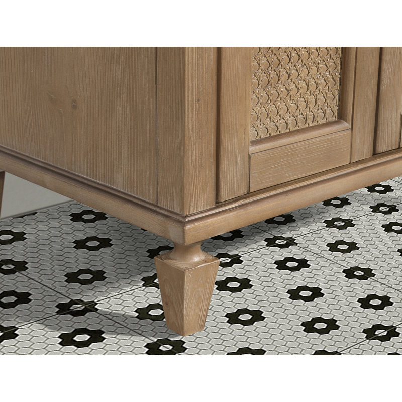 Annie 24" Weathered Fir Bathroom Vanity with Ceramic Sink