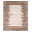 Tapis gris ombre en soie 8 pi 0 po x 9 pi 8 po