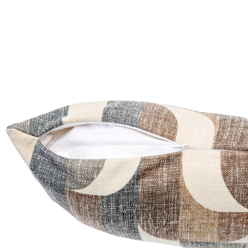 Coussin Tribeca, Brun, 18 po x 18 po