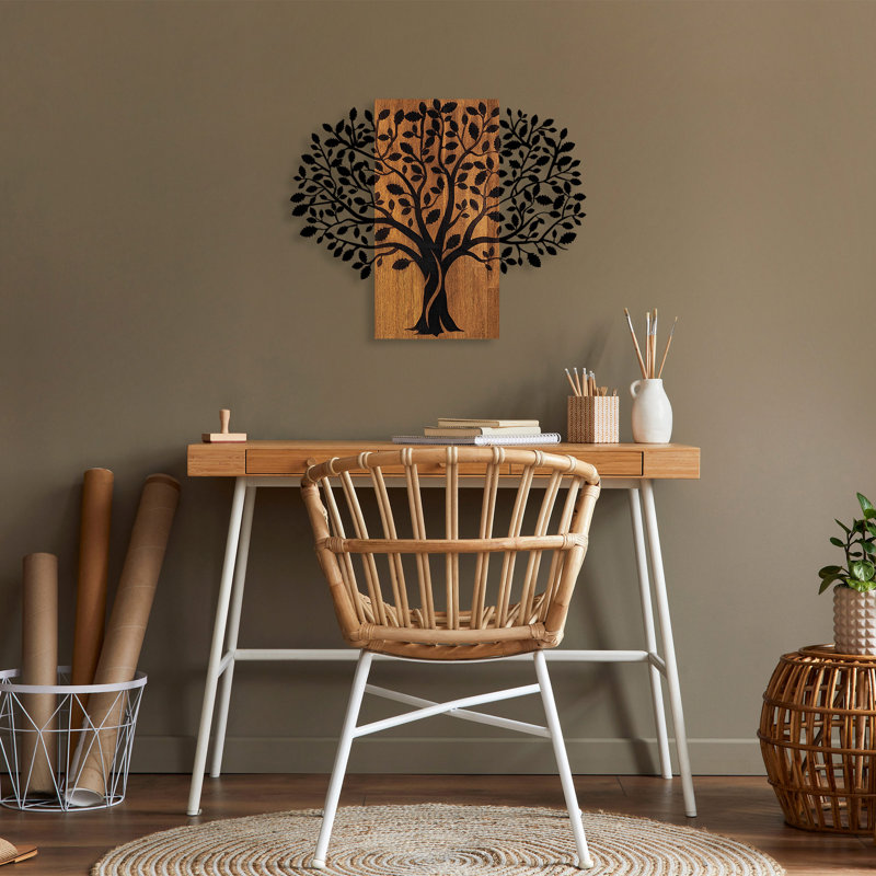 Décoration murale en bois