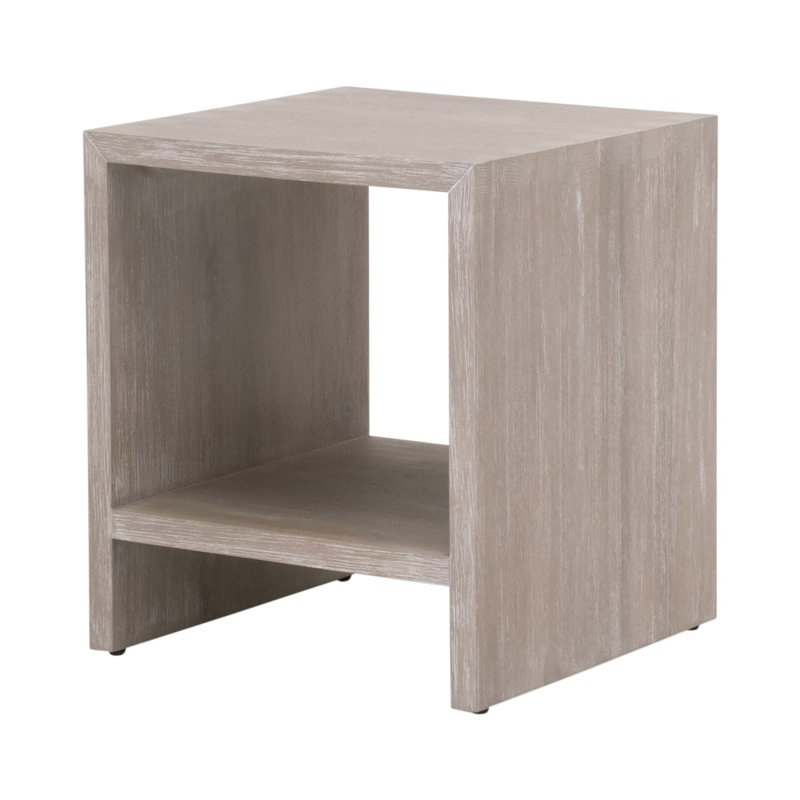 Dovetail Wooden Square End Table
