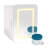 Frigidaire 9 Can/6.5 Liter Beauty Lighted Mirror Mini Personal Fridge Cooler, White-116797373