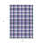 HomeRoots 3' X 5' Navy Blue Purple And Beige Plaid Washable Indoor Outdoor Area Rug