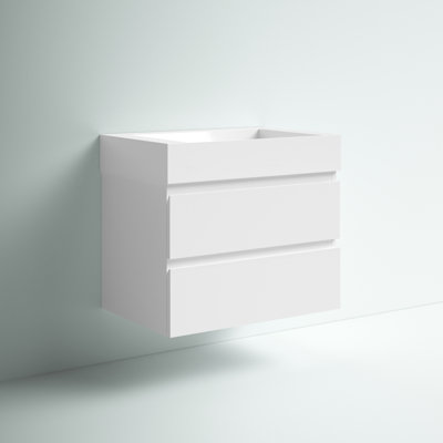 Babajide 29.5'' Single Bathroom Vanity with Acrylic Top