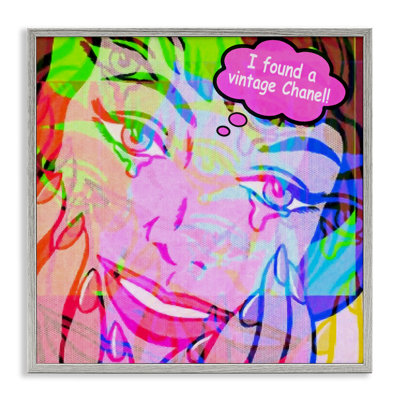 Pop Style Fashionista, giclée sur toile par Graffi *ee Studios