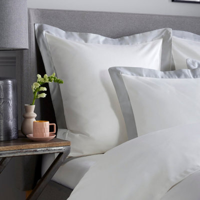 Kento 800 Thread Count 100% Sateen Cotton Standard Pillowcase
