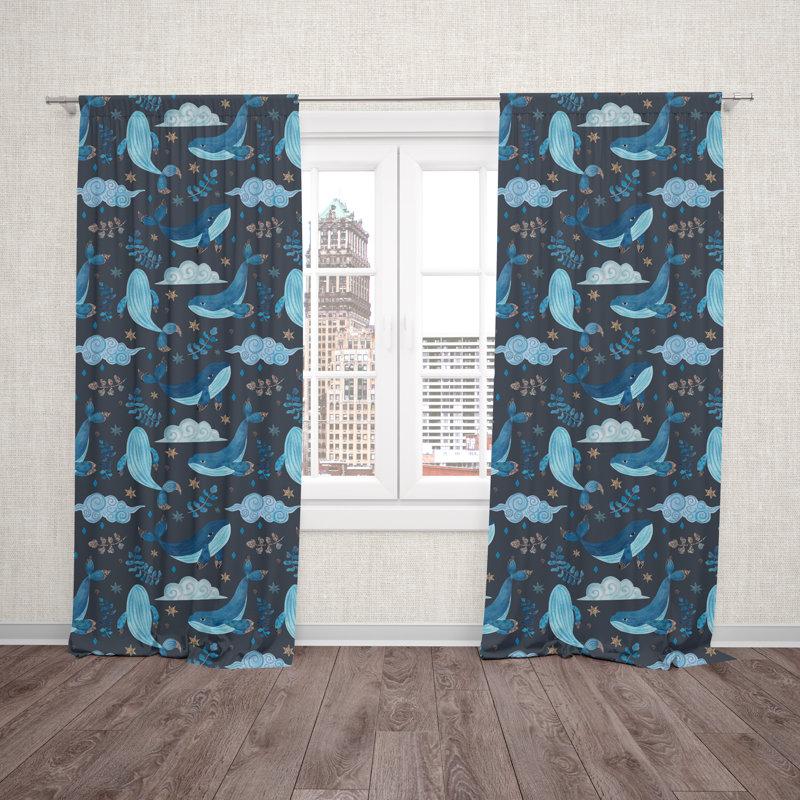 Kacper Room Darkening Curtain, 40" W x 61" L