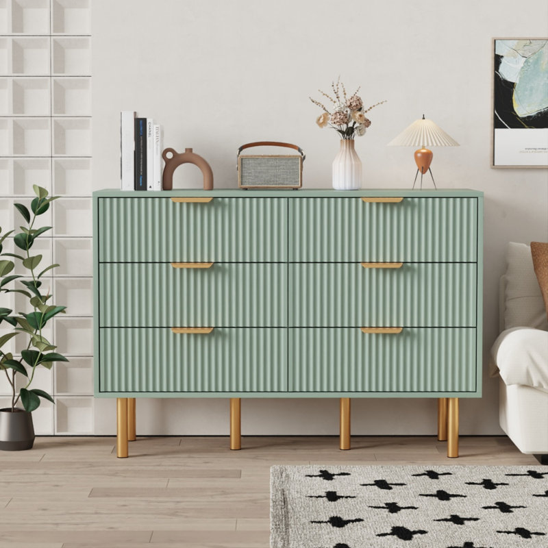 110cm W 6 - Drawer Chest of Drawers