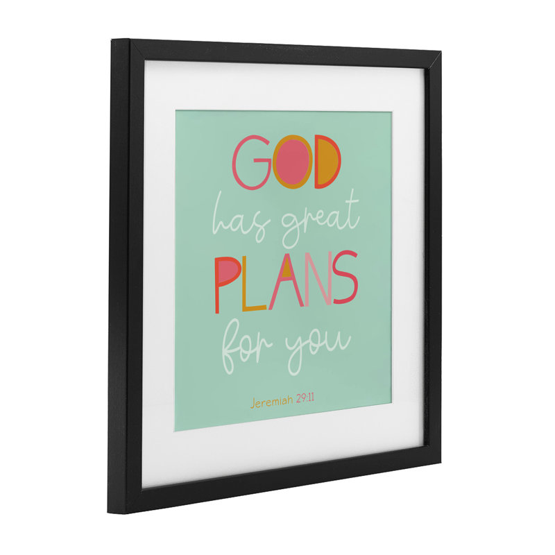 «Green God plans For You», impression sous verre encadrée, design par SD Graphics Studio, H 13 po x l 13 po