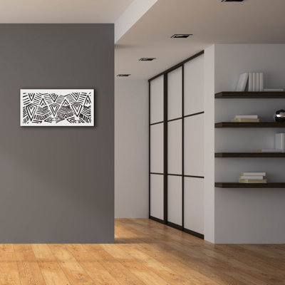  «Tribal Panel» par Stellar Design Studio, art mural sur toile, 40 po x 20 po
