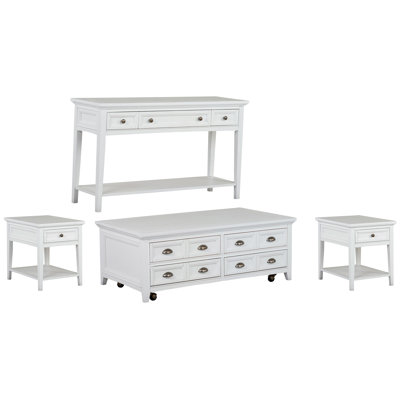 Liz Lift Top Storage Cocktail Table With 2 End Table And Sofa Table