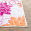Tapis floral lavable à la machine avec envers antidérapant-792997640