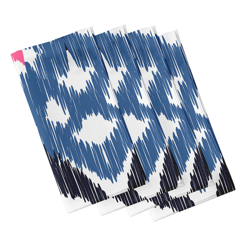 Serviette Original 22 ", Bleu/rose