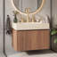 Meuble-lavabo mural simple 24 po avec surface solide 24 po-1436834486