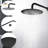 Matte Black 10" Shower Head Pair: Rain And Handheld, Brass For A Comfortable Bathroom With-121615973