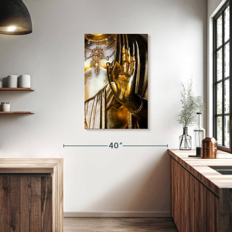 Adella Golden Buddha Hand, 36" H x 24" W