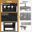 Chaises de salle à manger d'extérieur Hdpe, chaise de patio toutes saisons avec accoudoirs larges-1628769496