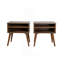 Lit tapissier avec 2 tables de chevet-114247273-114247277
