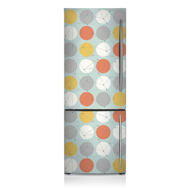 Abstract Non-Wall Damaging Door Decal