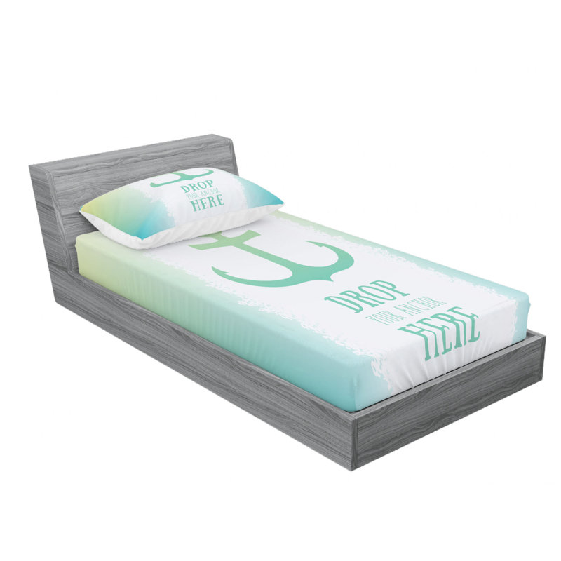 Microfiber Sheet Set, Twin Sheet Set with Fitted Sheet