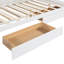 Lit sophistiqué pour grand lit avec 2 grands tiroirs et un lit gigogne blanc pour un lit gigogne en bois-1785804497