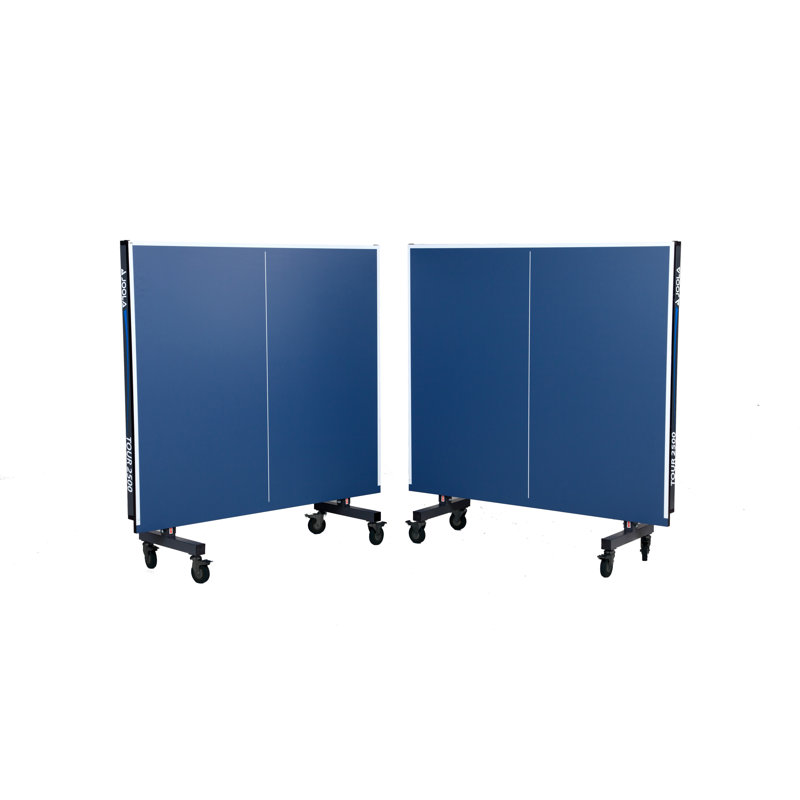 JOOLA Tour 2500 Folding Blue MDF Table Tennis Table with Net