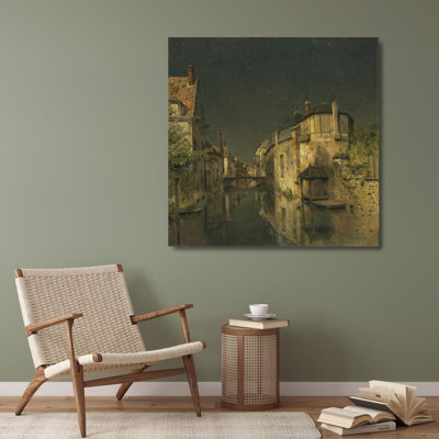 "Midnight" by  Jean Charles Cazin - Gallery Wrap Canvas Wall Art