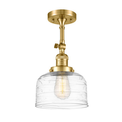 Armandas Glass Semi Flush Mount