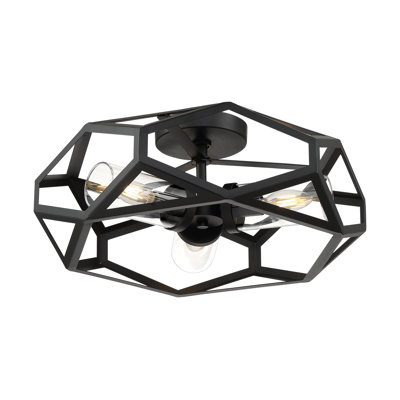Shelburn Glass Flush Mount