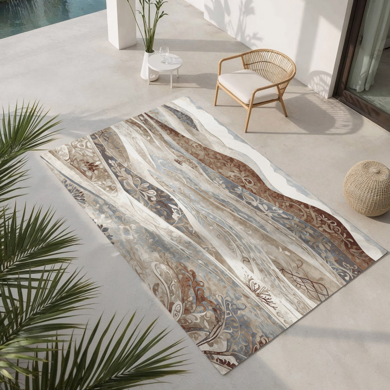Tapis intérieur et extérieur Shade Dune, Rectangle 1 pi 6 po x 2 pi 6 po