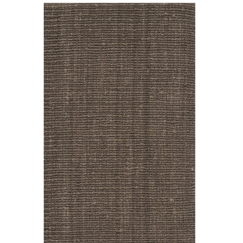 Tapis en jute tissé à la main sans motif Barkley, Rectangle 6 pi x 9 pi
