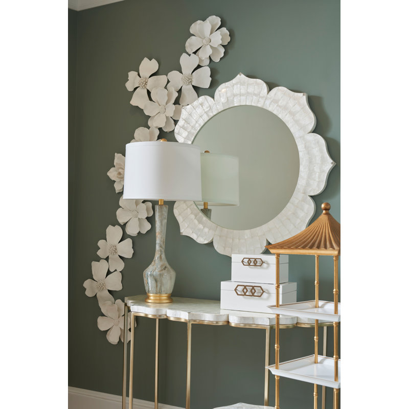 Dogwood Ceramic Wall Decor