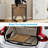 Folding Desk No Assembly Required Small Size, 2-Tier Foldable Computer Desk With Shelf For Home Office, Space Saving Portable Laptop Study Foldable Table For Small Spaces