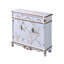 Banc de rangement blanc en bois manufacturé