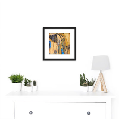 Rohlfs Withered Sunflowers Blue by Rohlfs - Single Picture Frame Painting