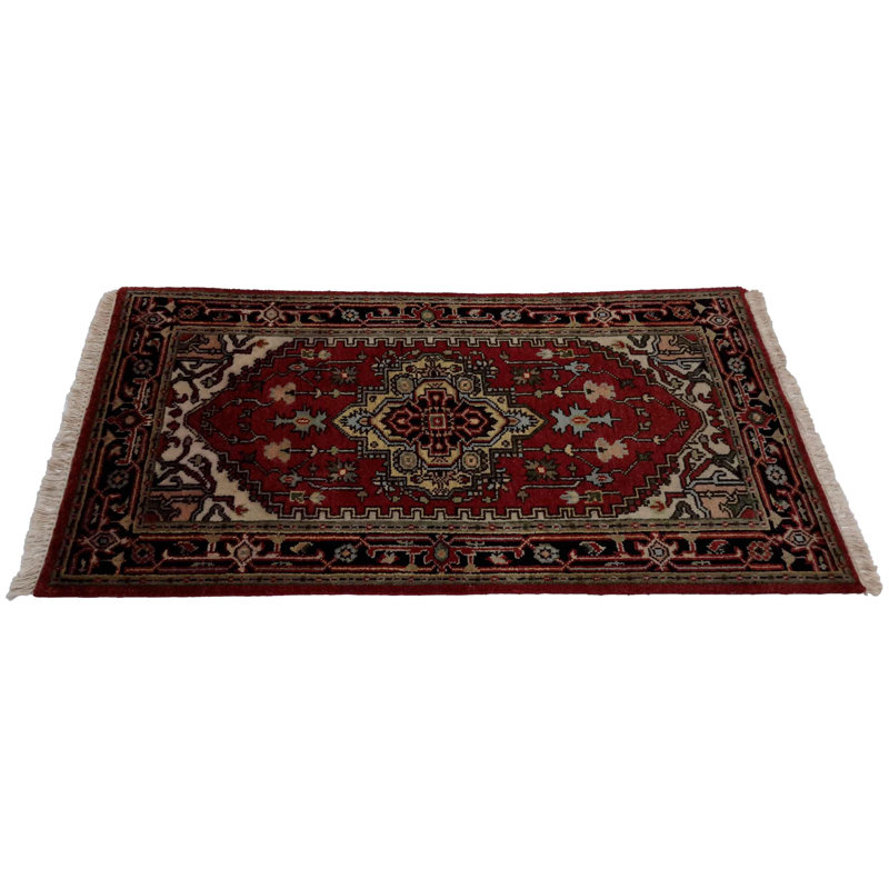 Oreen Oriental Area Rug in Red