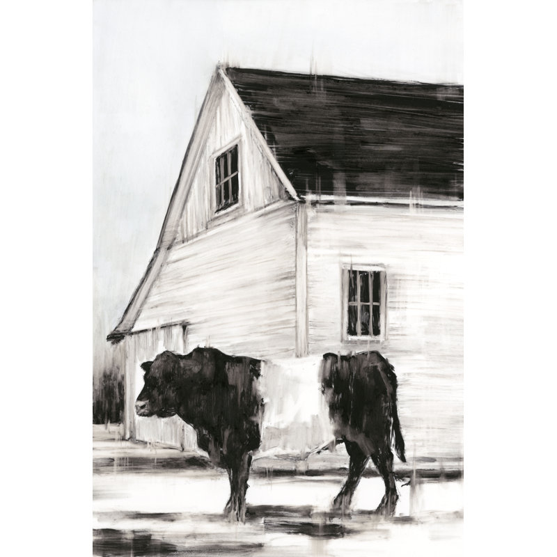 " Belted Galloway II " by Ethan Harper, 18" H x 12" W