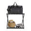 Paquet de 2 porte-bagages en bambou avec sangles en nylon-110874378