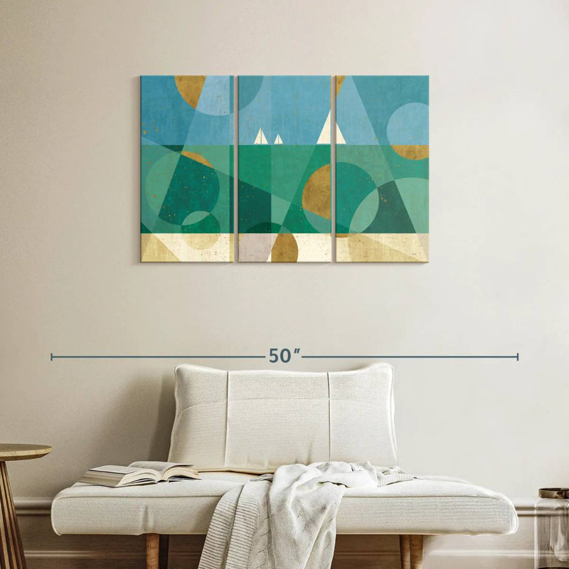 Paysage marin Avery I, H 24 po x l 38 po